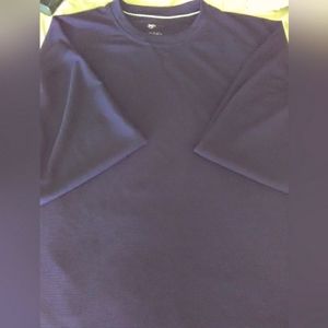 BNWOT MENS SZ. LG DARK BLUE LONG SLEEVE SHIRT BY XCEED RAPIDRY VERY SOFT